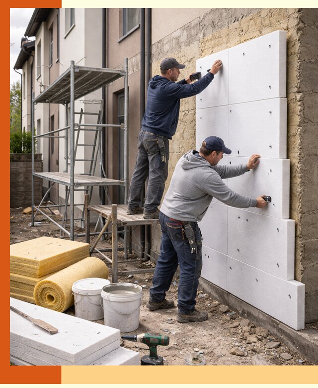 Утепление таунхауса с гарантией комфорта в Ноябрьске