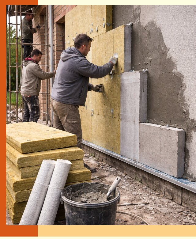 Утепление кирпичного дома под ключ в Ноябрьске