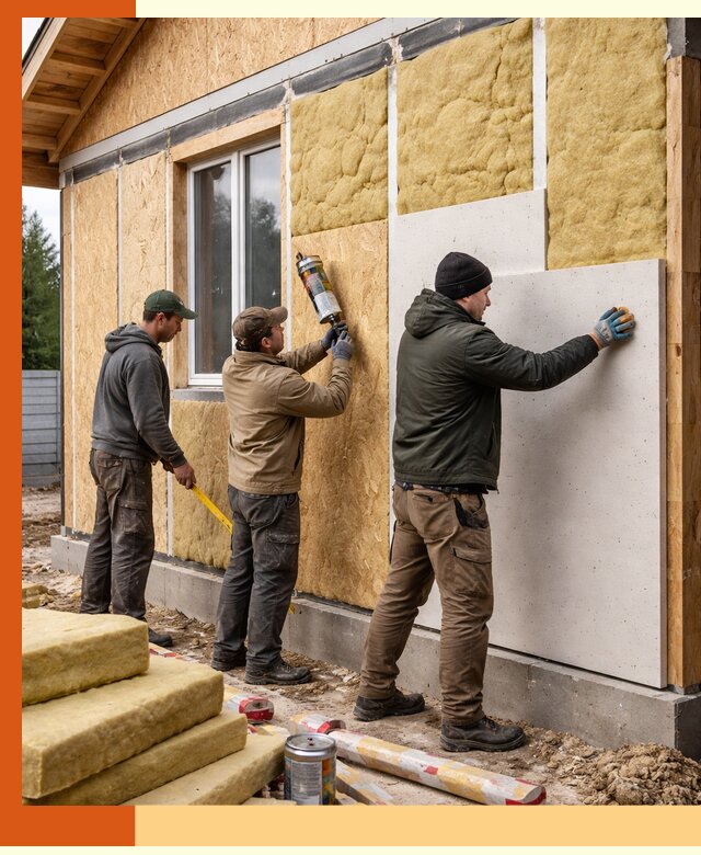 Профессиональное утепление дома из SIP-панелей в Ноябрьске