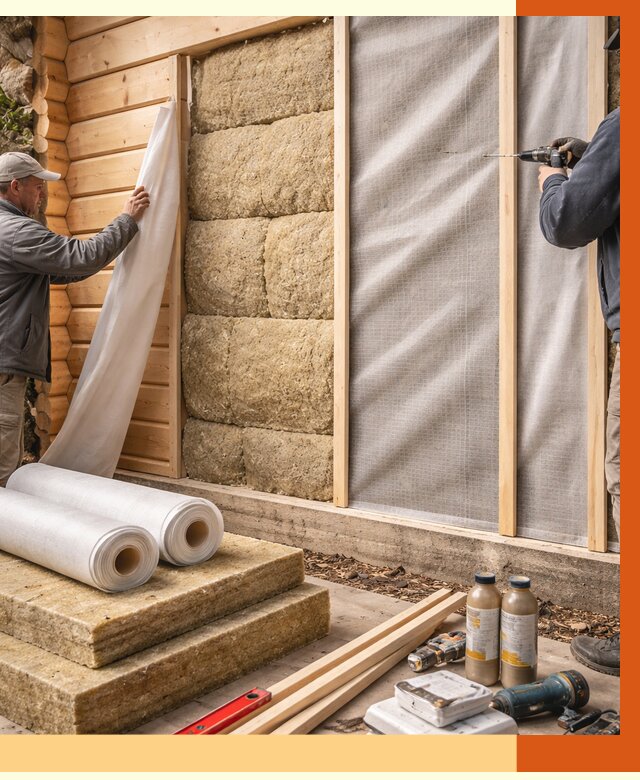 Утепление дома из минибруса в Ноябрьске от 4559 руб/м2 — заказать профессионально | ТепломастерНбс