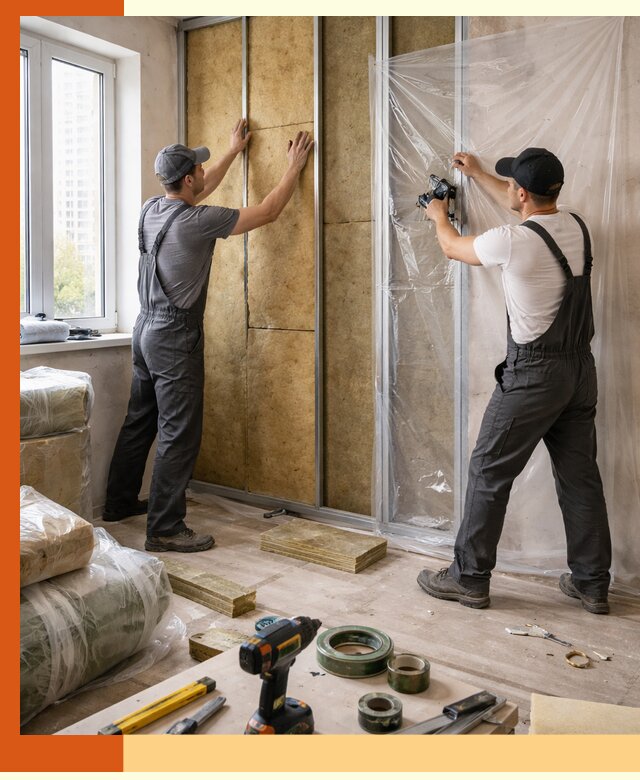 Утепление квартиры изнутри профессионально в Ноябрьске