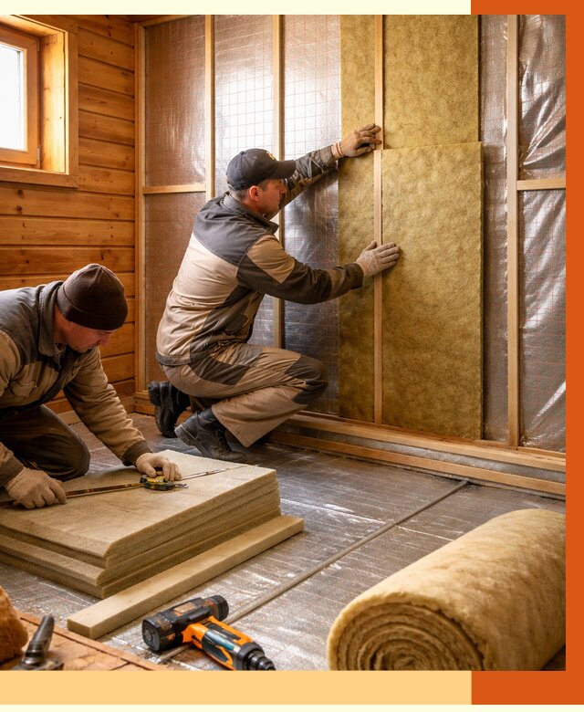 Утепление бани изнутри в Ноябрьске под ключ от 4255 руб./м² | ТепломастерНбс