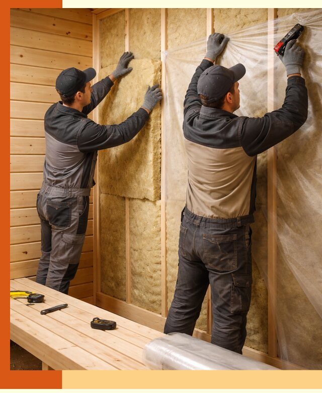 Профессиональное утепление сауны в Ноябрьске с гарантиями качества