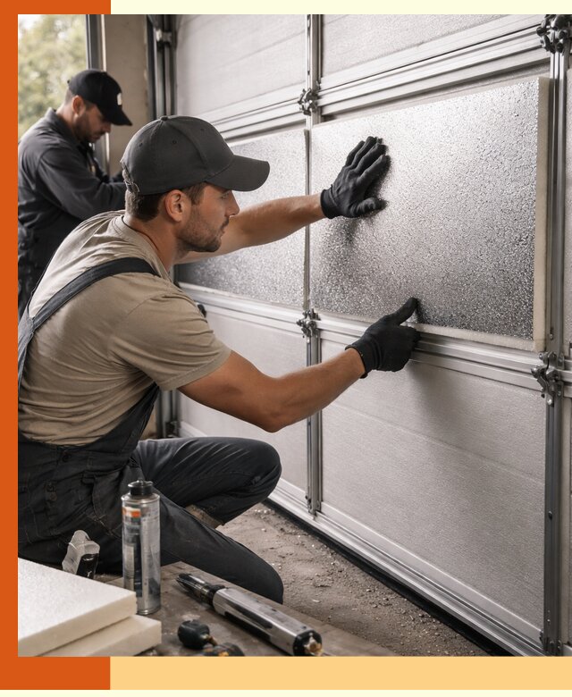 Утепление гаражных ворот в Ноябрьске качественно и надежно