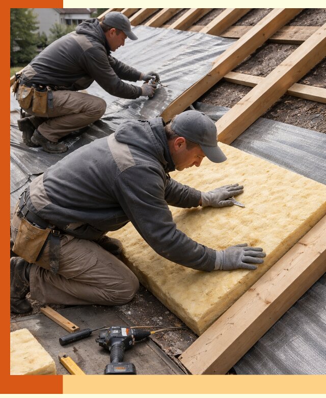 Профессиональное утепление крыши в Ноябрьске качественно и надежно