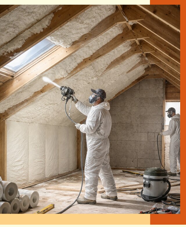 Утепление мансарды ППУ в Ноябрьске от 2786 руб./м² — заказать под ключ | ТепломастерНбс