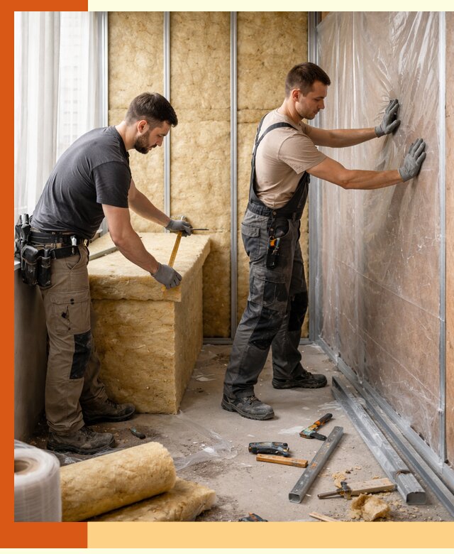 Профессиональное утепление лоджии в Ноябрьске эффективно и надежно