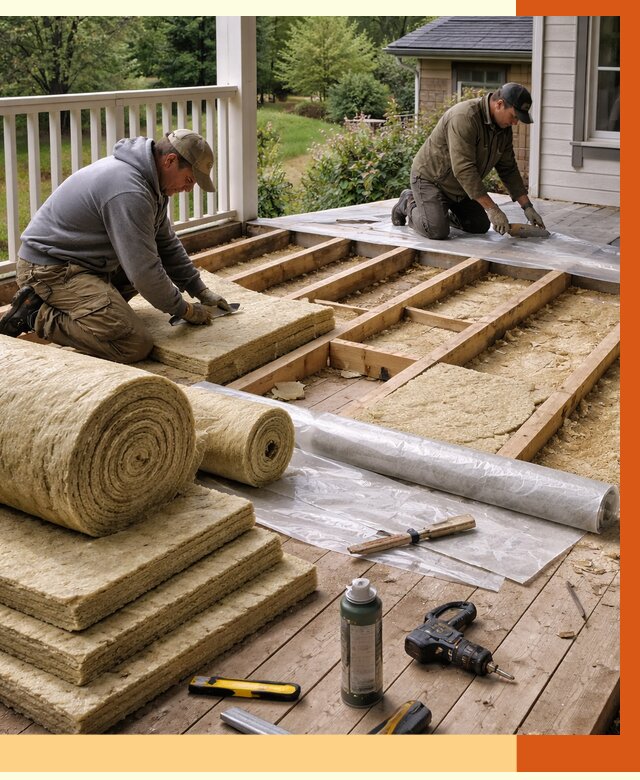 Утепление террасы в Ноябрьске от 4255 руб./м2 — утеплить террасу под ключ | ТепломастерНбс