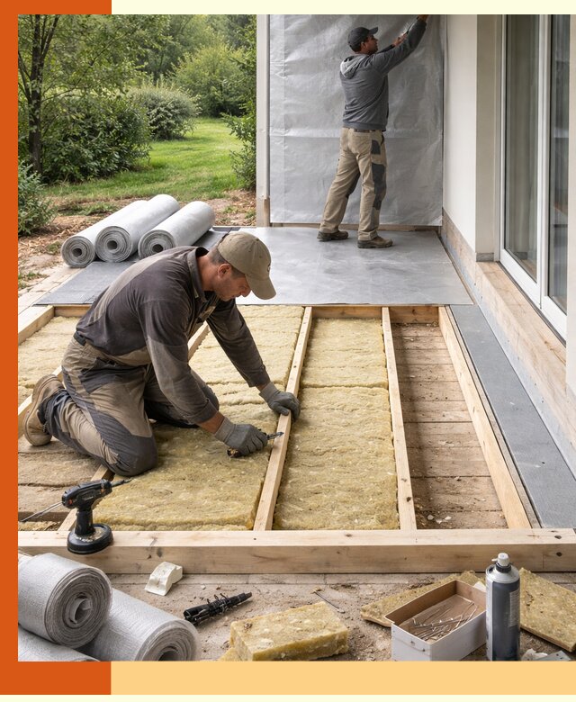 Утепление террасы в Ноябрьске — тепло и защита круглогодично