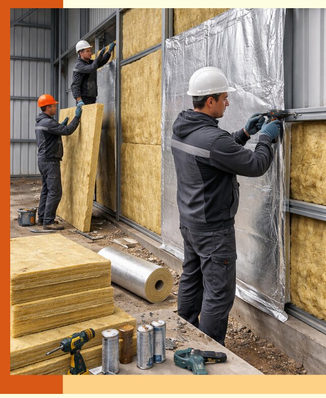 Утепление металлического ангара профессионально в Ноябрьске