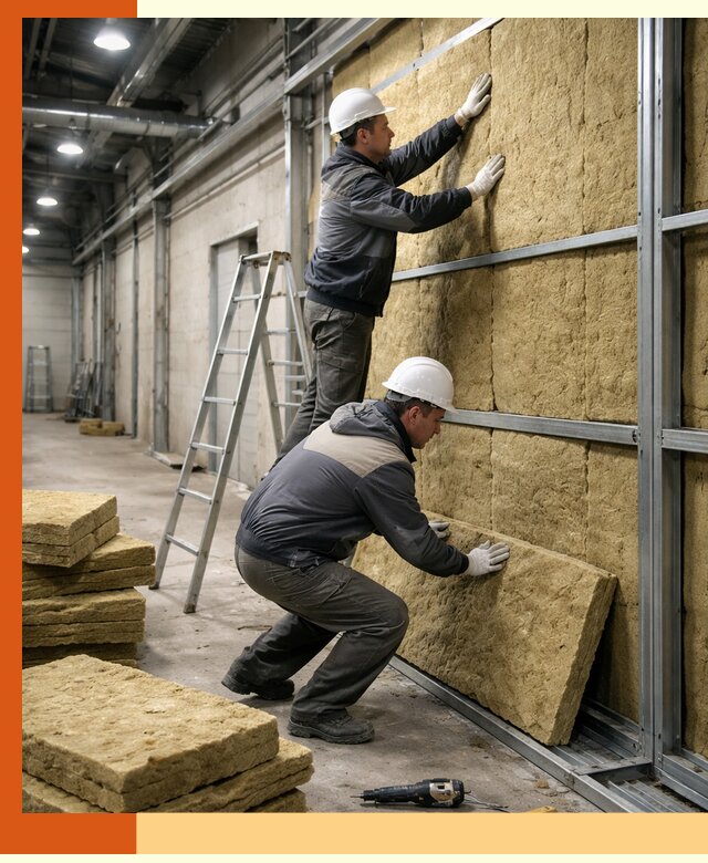 Утепление цеха под ключ в Ноябрьске с гарантией качества