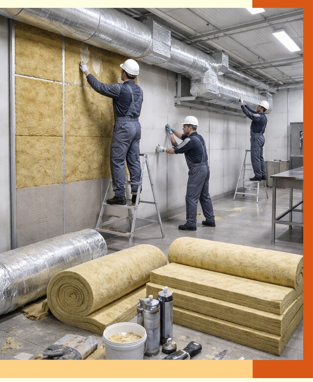 Утепление пищевого цеха в Ноябрьске от 12663 руб./м² — комплексно под ключ | ТепломастерНбс