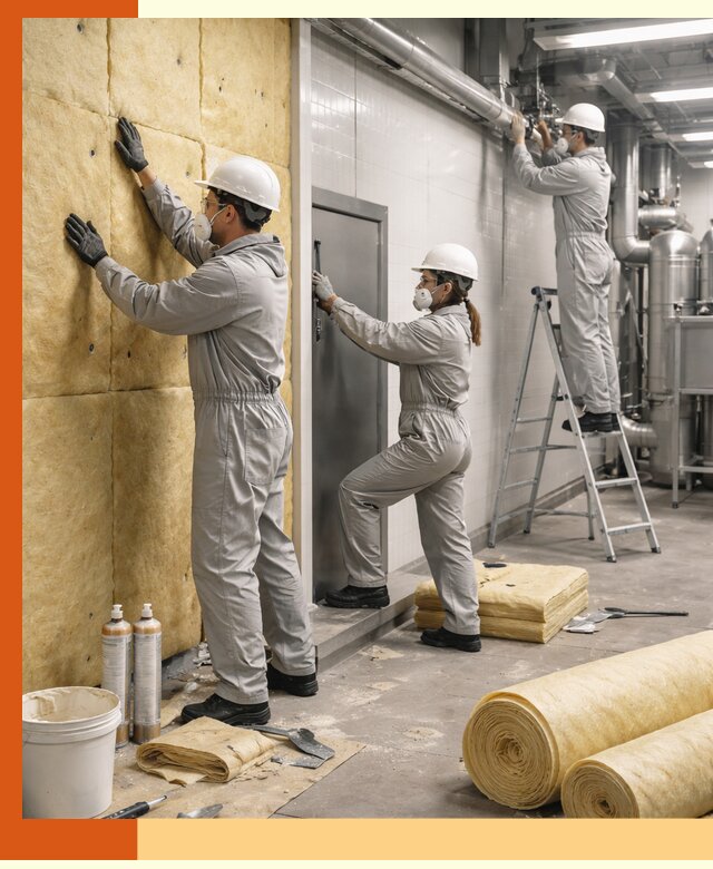 Утепление пищевого цеха под ключ в Ноябрьске