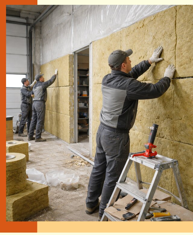 Утепление автосервиса и мастерских в Ноябрьске качественно и надёжно