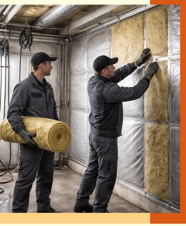 Утепление автомойки в Ноябрьске от 8611 руб./м2 — комплексное утепление под ключ | ТепломастерНбс