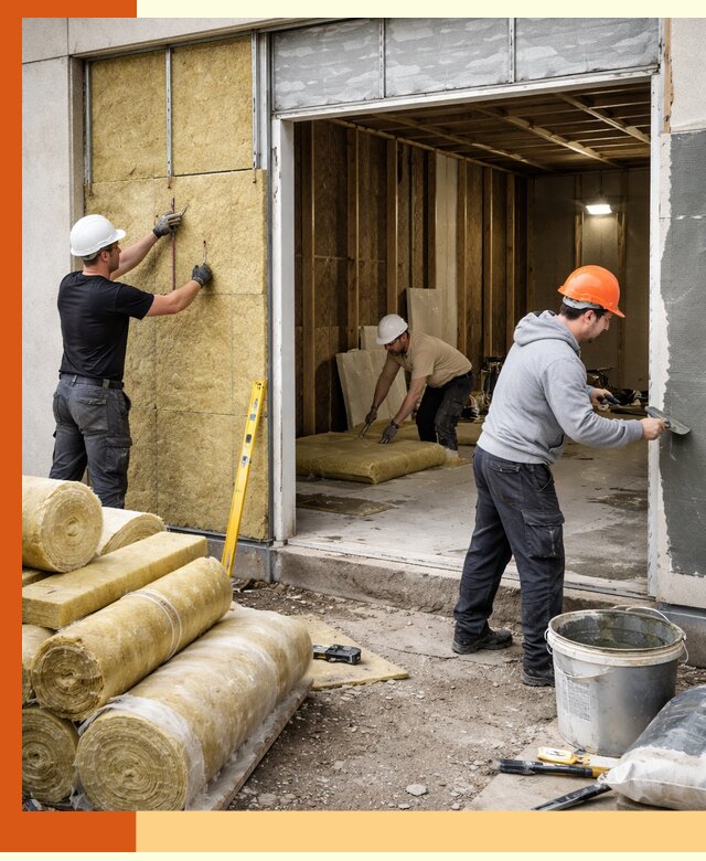 Утепление торгового павильона в Ноябрьске — качественно и энергоэффективно