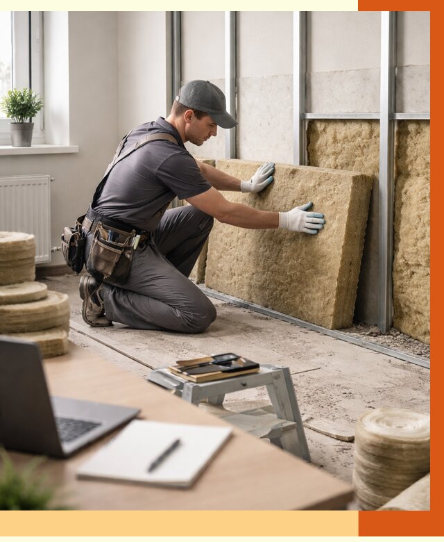 Утепление офиса в Ноябрьске от 4559 руб/м2 — комплексное утепление офиса под ключ | ТепломастерНбс