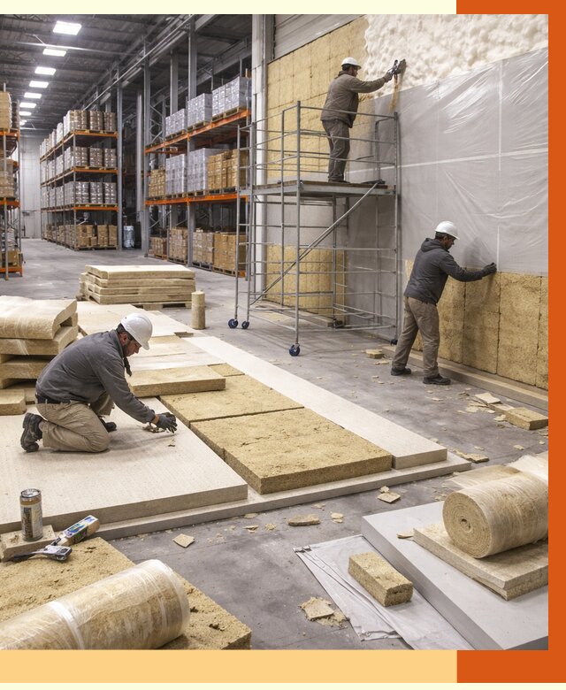 Утепление складского терминала в Ноябрьске от 7598 руб./м² под ключ | ТепломастерНбс