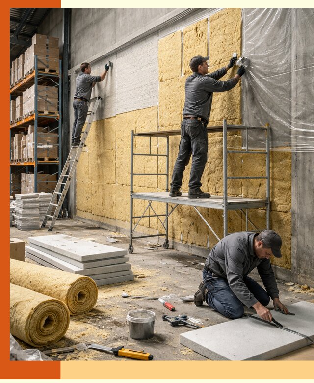 Утепление холодного склада под ключ в Ноябрьске