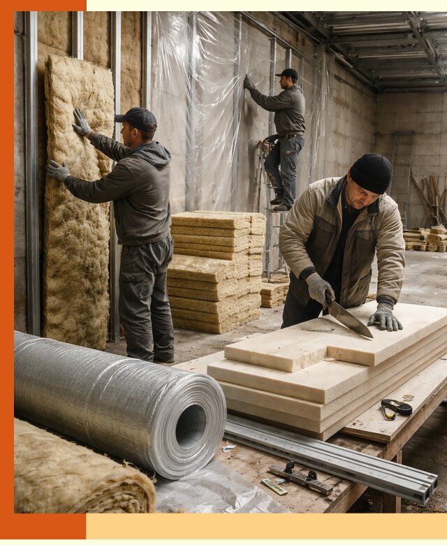 Утепление торгового склада в Ноябрьске с энергоэффективными решениями