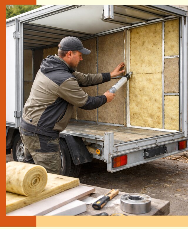 Профессиональное утепление прицепа в Ноябрьске для любых условий