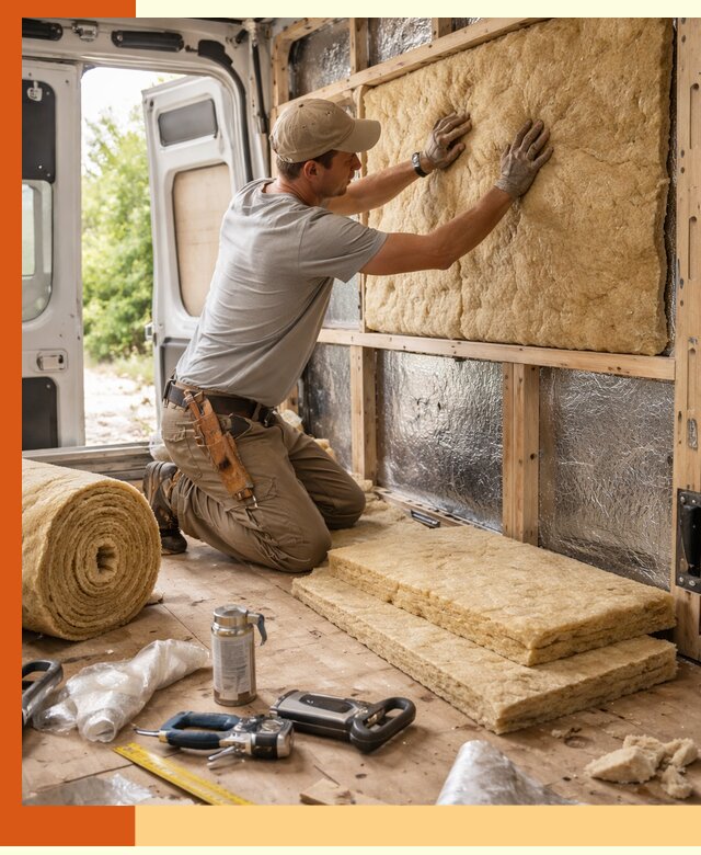 Утепление кемпера под ключ в Ноябрьске с гарантией качества