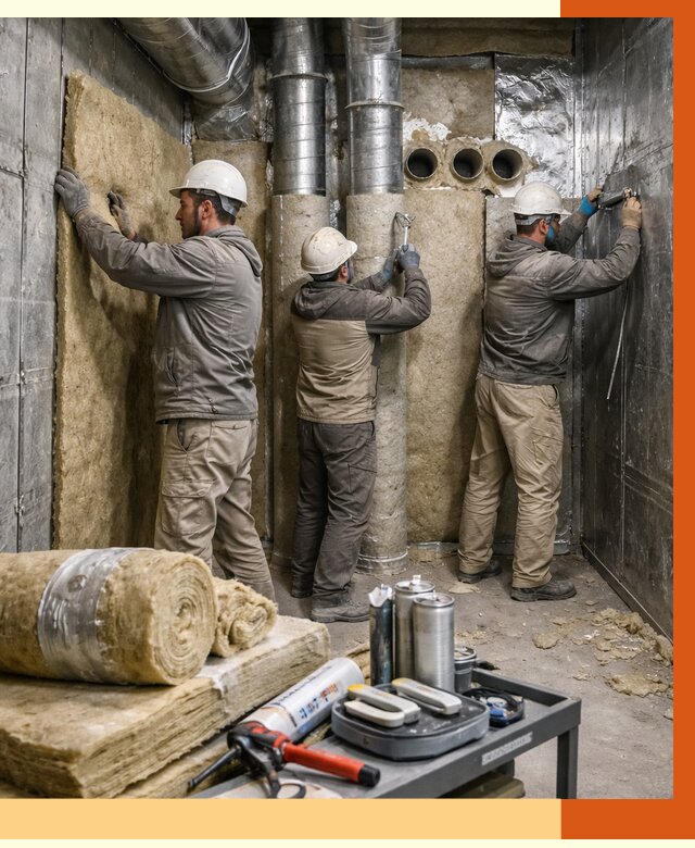 Утепление венткамеры в Ноябрьске под ключ от 1469 руб. — профессионально | ТепломастерНбс