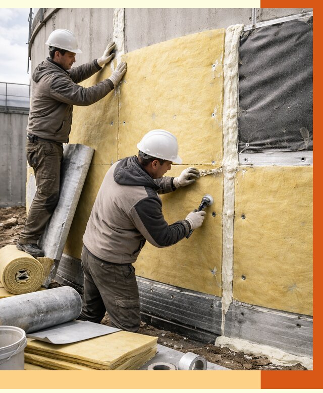 Утепление резервуара в Ноябрьске от 27858 руб/м2 — монтаж ППУ и комплекс под ключ | ТепломастерНбс