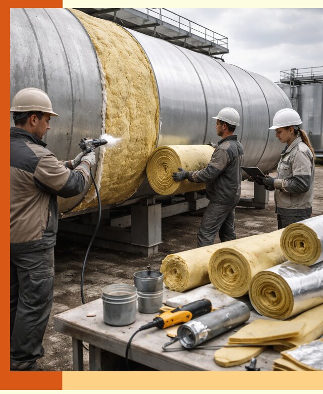 Утепление цистерны в Ноябрьске — утеплители и монтаж под ключ