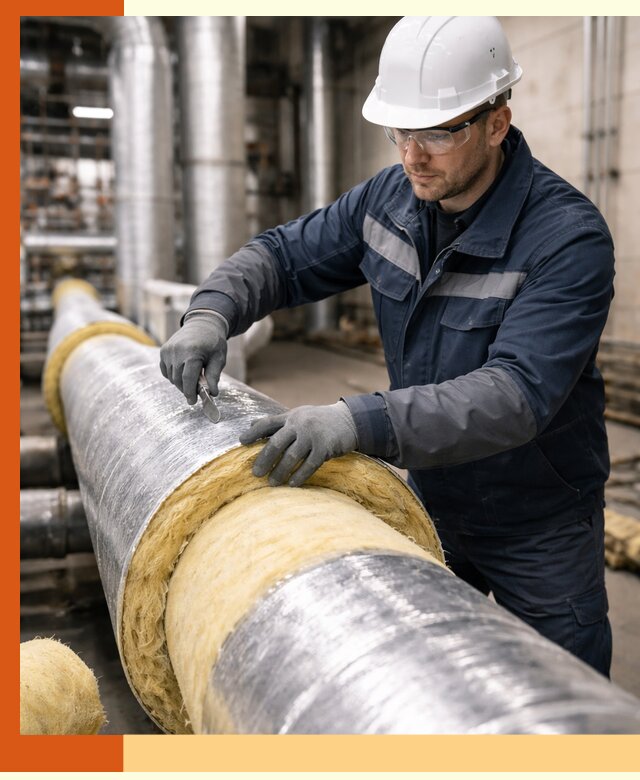 Утепление технологического оборудования и заводских установок в Ноябрьске