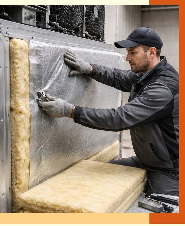 Утепление холодильного агрегата в Ноябрьске от 8611 руб. под ключ | ТепломастерНбс