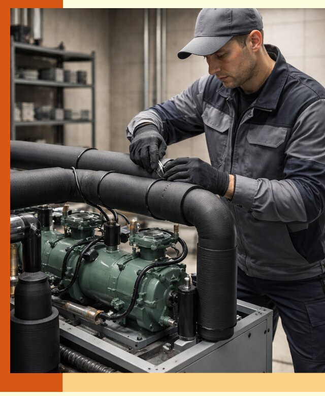 Утепление холодильного агрегата и теплоизоляция в Ноябрьске