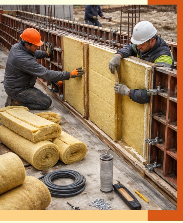 Теплоизоляция опалубки в Ноябрьске от 7294 руб. за м2 — услуги и монтаж | ТепломастерНбс