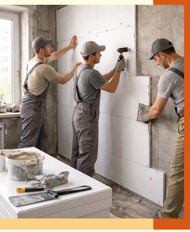 Утепление пенопластом домов и стен в Ноябрьске от 1874 руб. — ТепломастерНбс