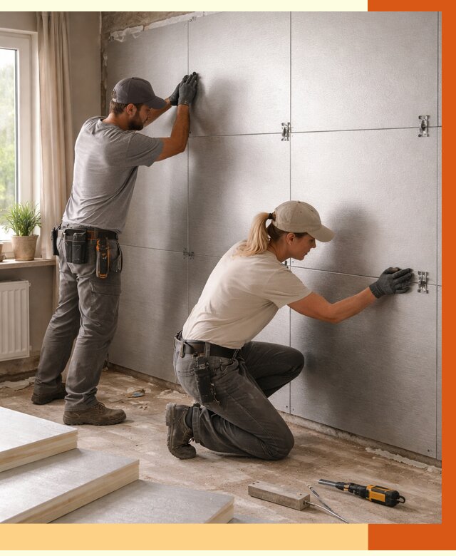 Утепление PIR панелями в Ноябрьске от 4255 руб. под ключ | ТепломастерНбс