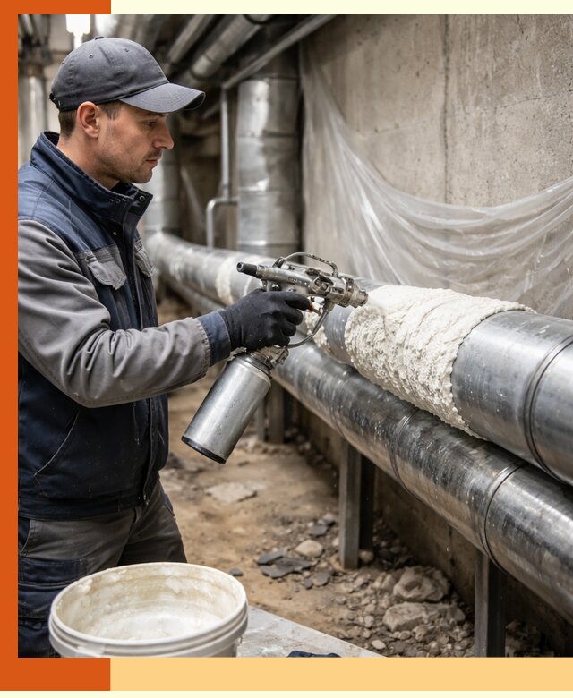 Утепление труб жидкой теплоизоляцией в Ноябрьске