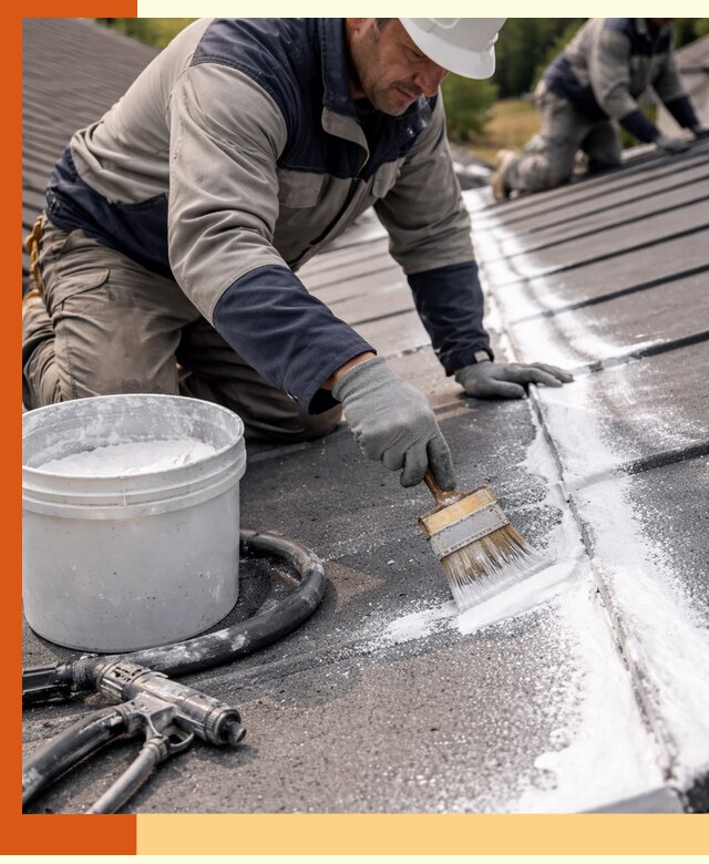 Утепление кровли жидкой теплоизоляцией в Ноябрьске