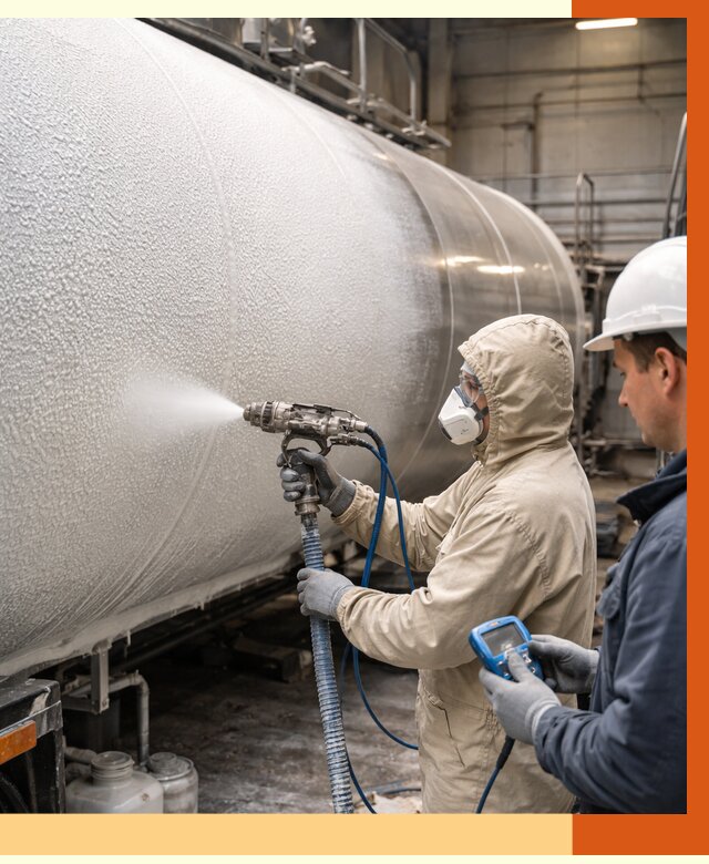 Утепление автоцистерны жидкой теплоизоляцией в Ноябрьске от 14689 руб. под ключ | ТепломастерНбс