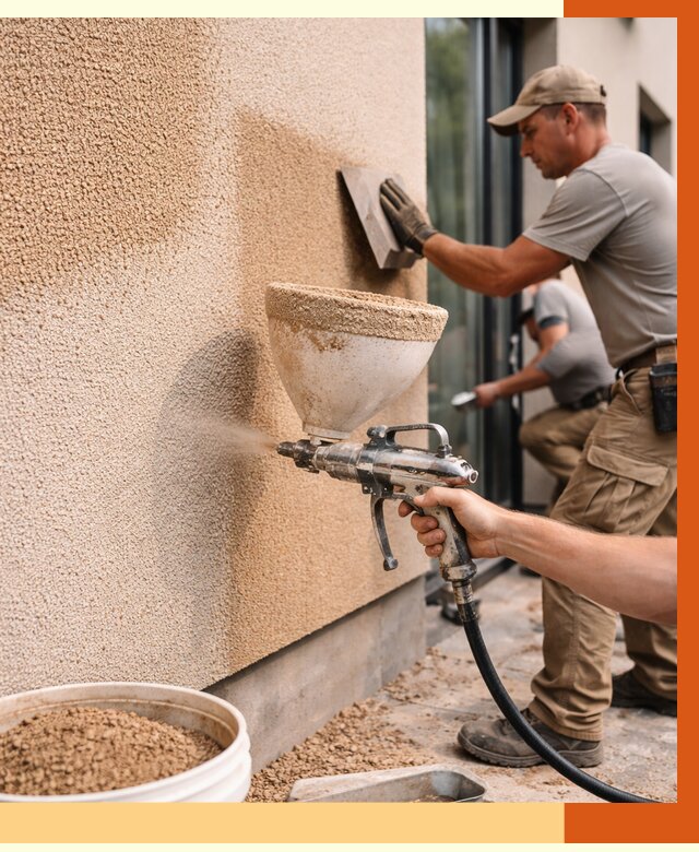 Утепление фасада жидкой пробкой в Ноябрьске от 4862 руб./м² под ключ | ТепломастерНбс