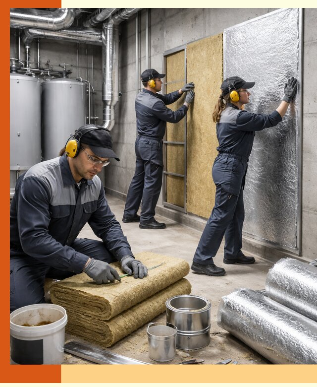 Шумоизоляция котельной в Ноябрьске: профессиональный монтаж и материалы