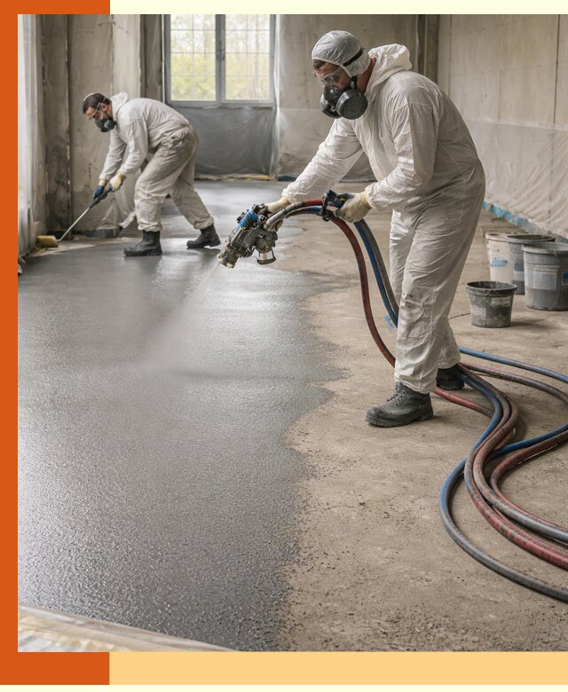 Гидроизоляция полимочевиной полов и конструкций в Ноябрьске