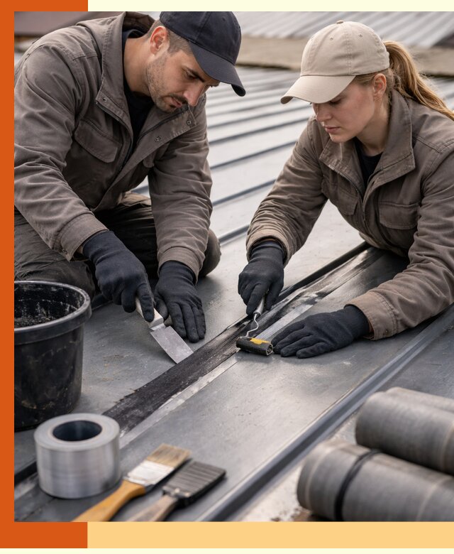 Гидроизоляция фальцевой кровли в Ноябрьске качественно и надежно