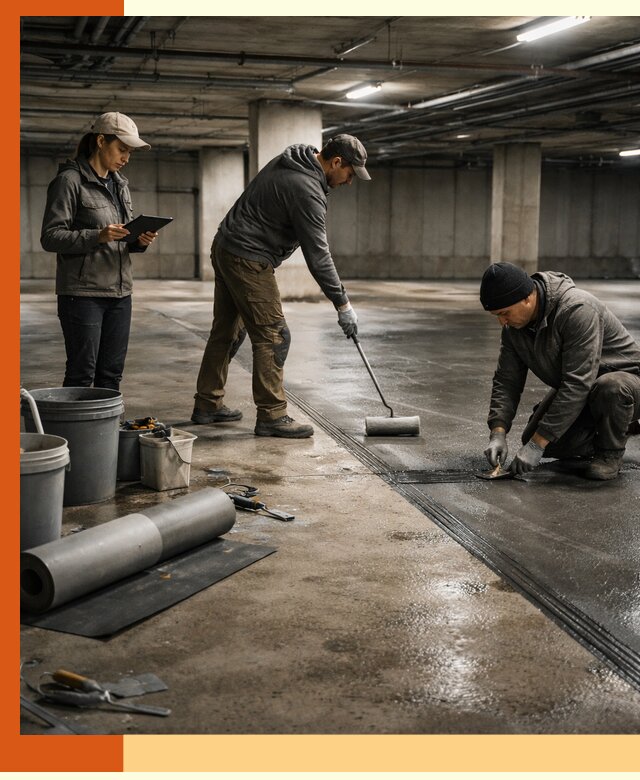 Гидроизоляция паркинга в Ноябрьске: качественная защита зданий