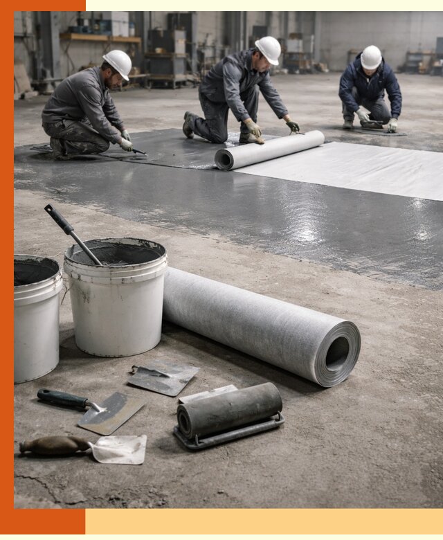 Гидроизоляция промышленного пола в Ноябрьске — защита и долговечность