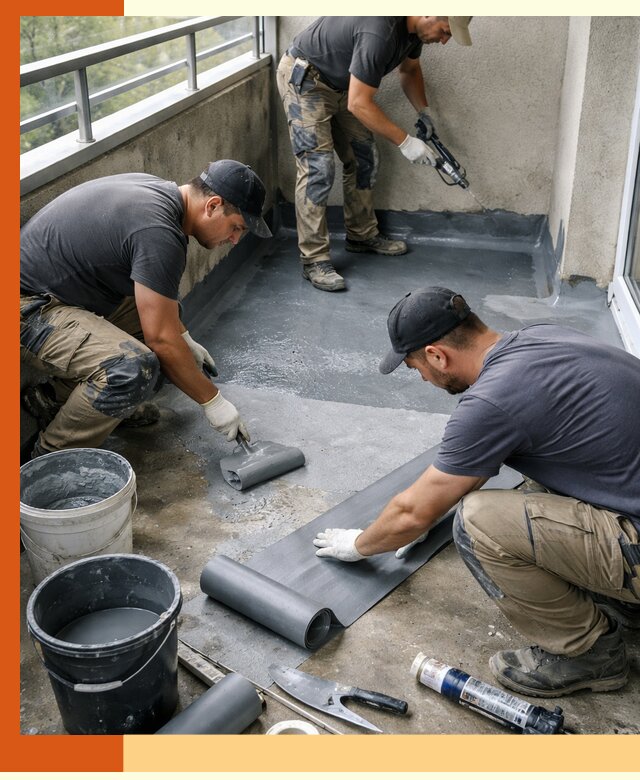 Гидроизоляция балкона в Ноябрьске: надежная защита от протечек