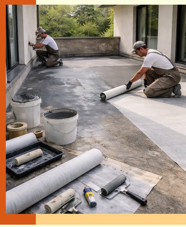 Гидроизоляция террасы в Ноябрьске — надежная защита от влаги и протечек