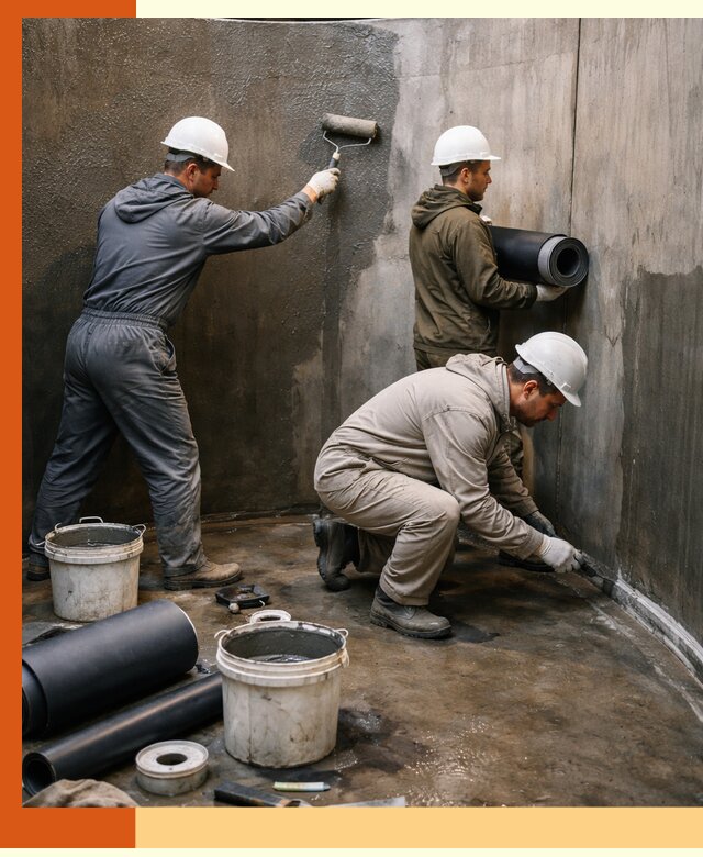 Гидроизоляция резервуара профессионально в Ноябрьске