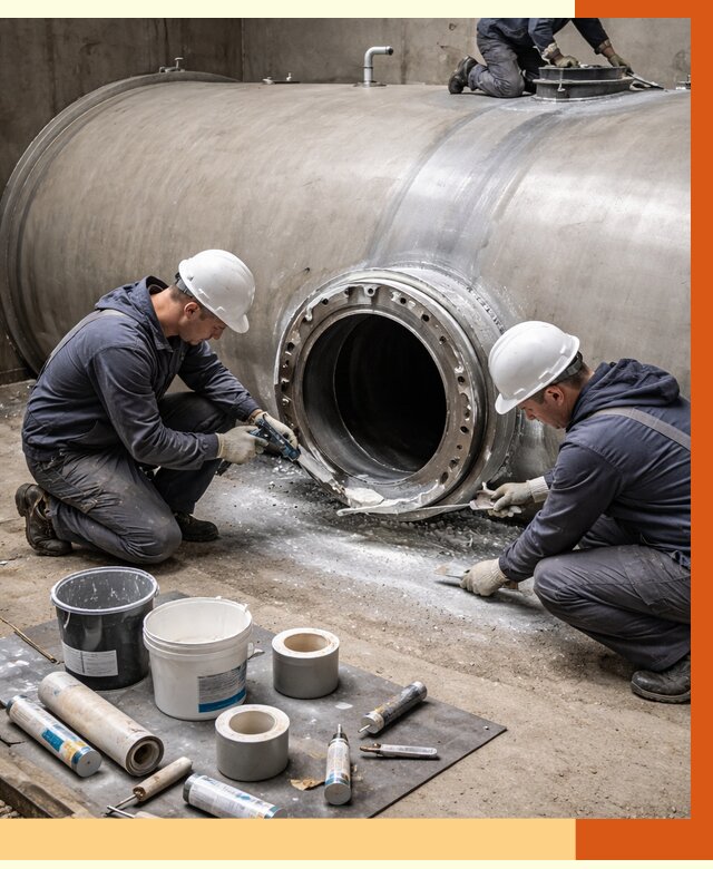 Гидроизоляция резервуара с топливом в Ноябрьске от 75975 руб. под ключ | ТепломастерНбс