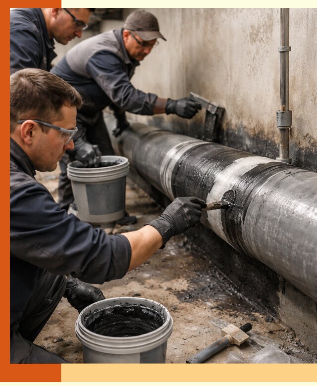 Гидроизоляция труб в Ноябрьске — защита и герметизация коммуникаций