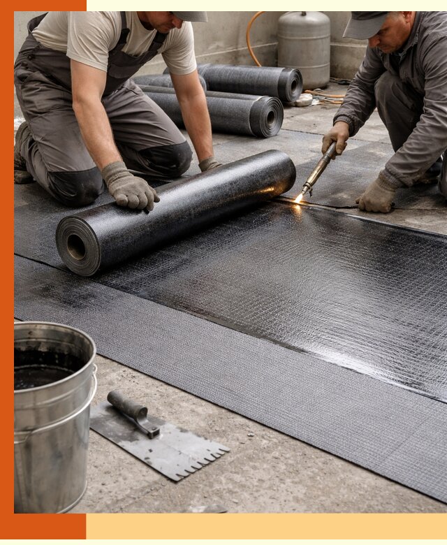Монтаж гидроизоляционной мембраны в Ноябрьске для зданий и конструкций